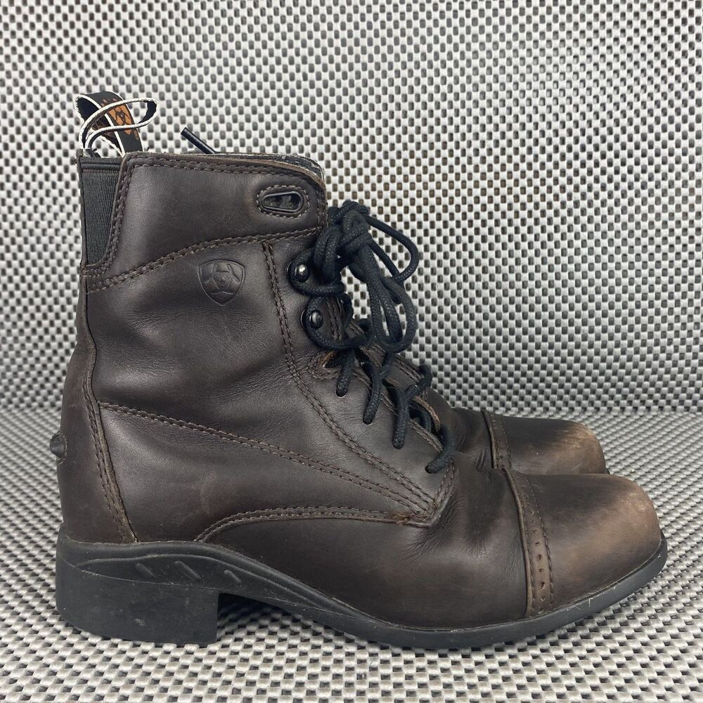 Ariat Boots Kids Youth Size 13 Brown Leather Lace Up